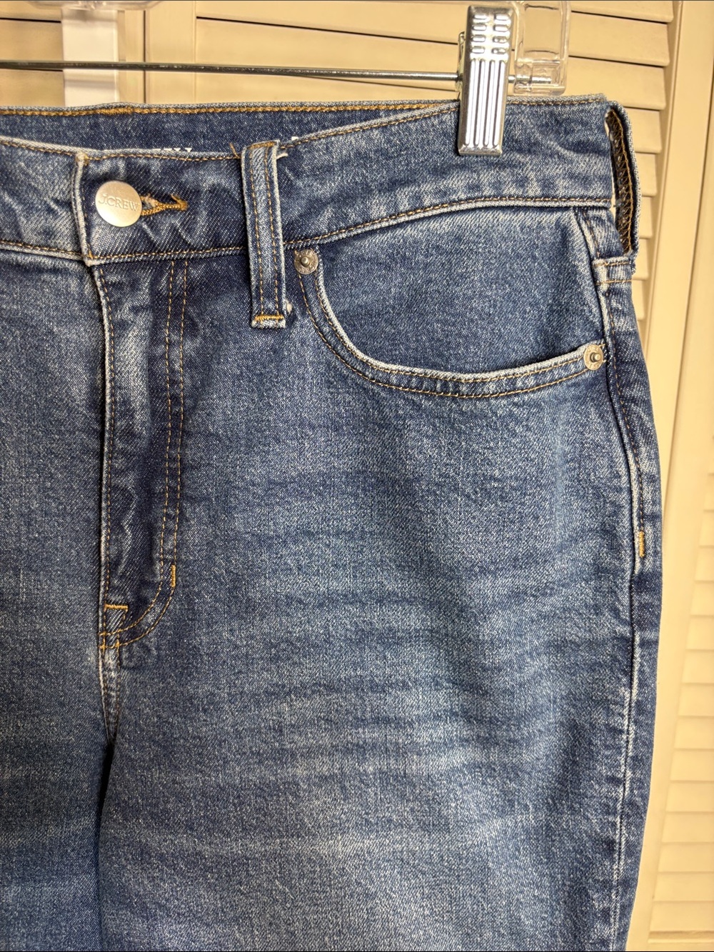 J. Crew High-Rise Slim Wide Jean in 1996 Semi-Stretch Size 28 - Picture 7 of 15